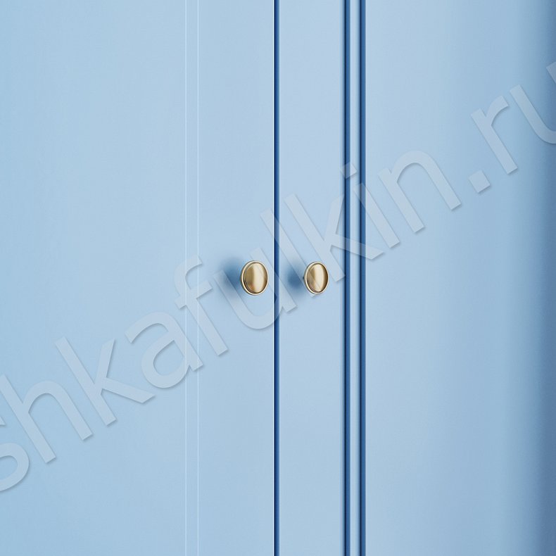 Гарнитур Лимассол Цветной Синий Светлые Современный 4х створчатые Спальня Для белья Для вещей 5