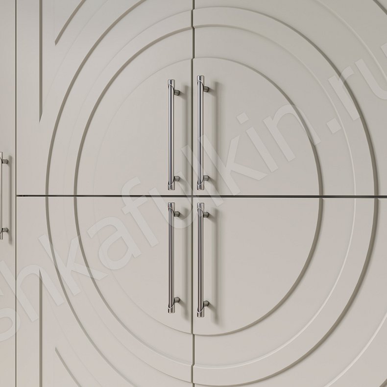 Изображение Шкаф Линдор Светлые Белый Неоклассика 4х створчатые Спальня Для вещей 4