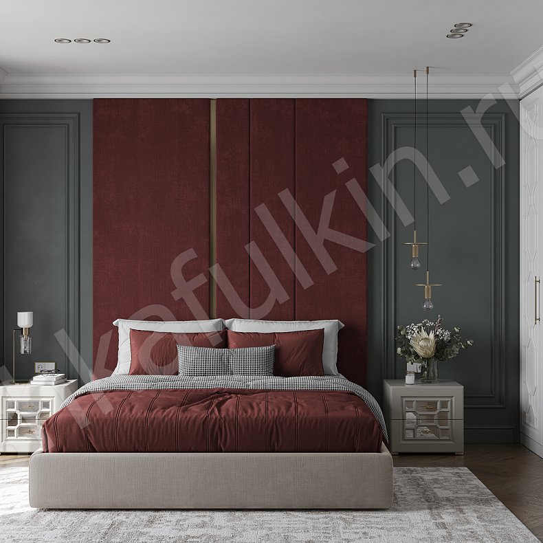 Изображение Гарнитур Сакура Белый Неоклассика 4х створчатые Спальня Для белья Для вещей 3