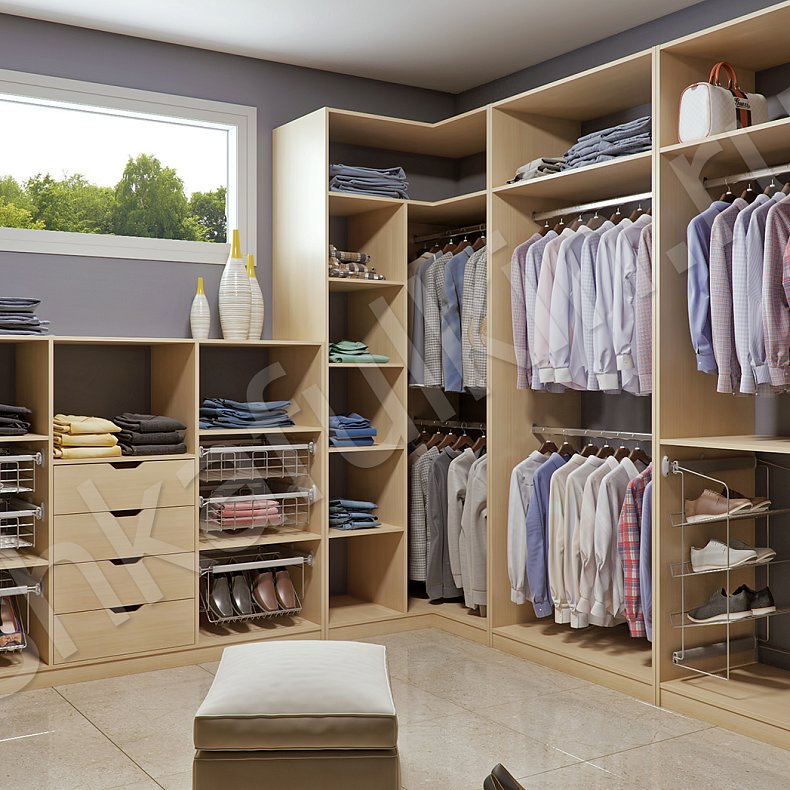 Изображение Гардеробная Сицилия Скандинавский Гардеробная 1