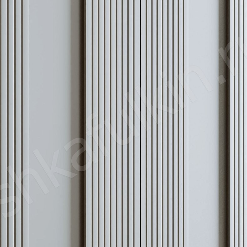 Изображение Прихожая Дзен Белый Светлые Современный 3х створчатые Прихожая Для вещей 4