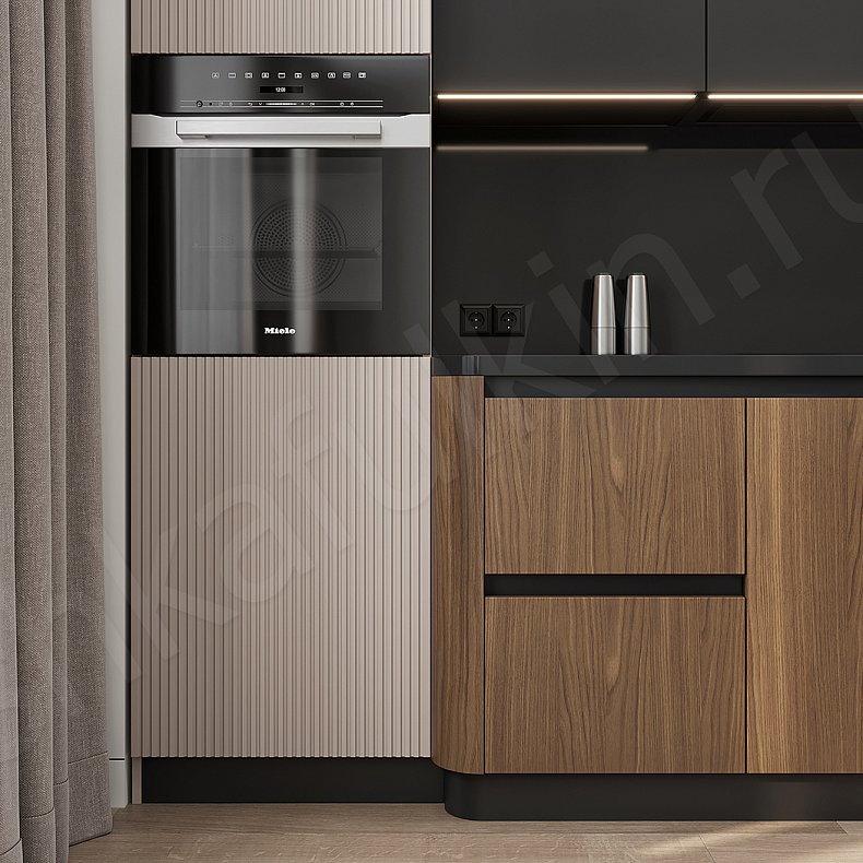 Кухня Лальберо Светлые Древесный Коричневый Современный   Для декора Для посуды 7