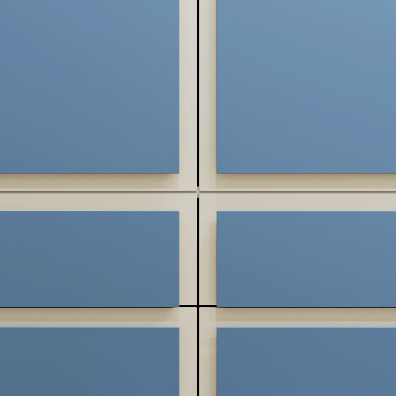 Изображение Прихожая Карибия Древесный Цветной Минимализм 3х створчатые Прихожая Для вещей 3