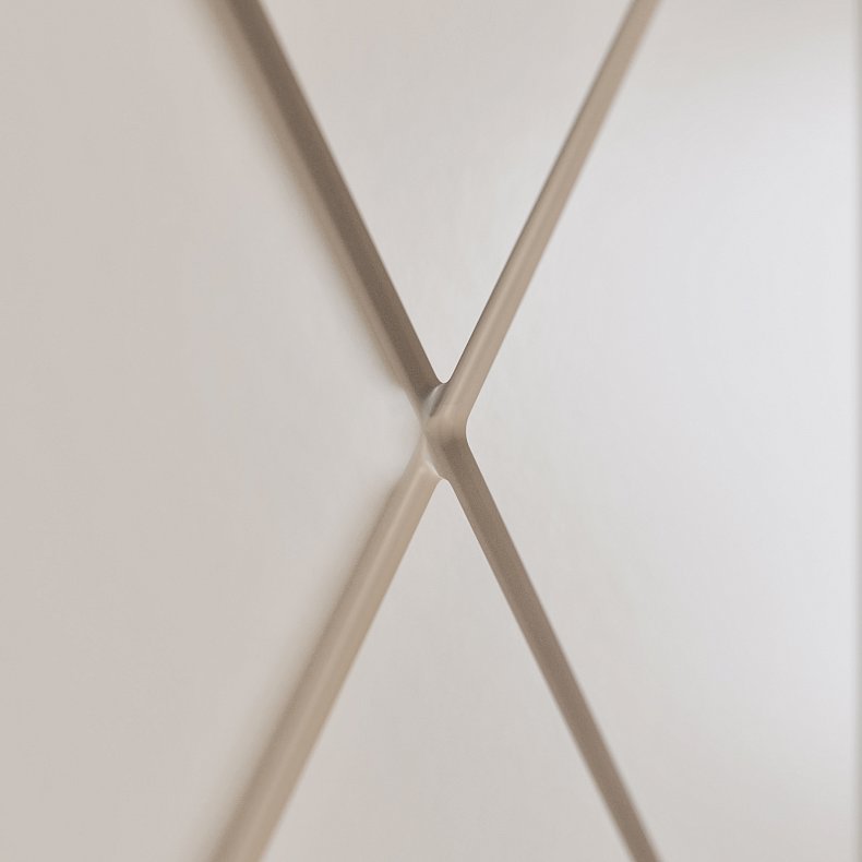 Встроенный шкаф-купе Ромуальд Коричневый Светлые Современный 3х створчатые Гостиная Для вещей 6