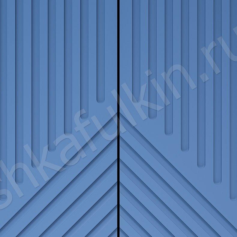 Изображение Прихожая Нотариус Синий Светлые Современный 2х створчатые Прихожая Для вещей 3