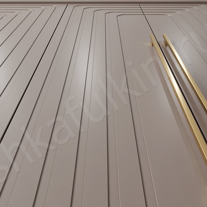 Изображение Шкаф Франциско Белый Коричневый Светлые Неоклассика 6и створчатые Гостиная Для вещей 8