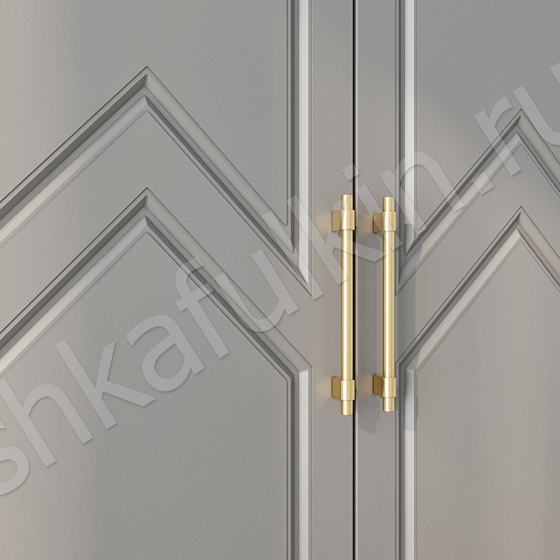 Изображение Шкаф Квинни 3 двери Цветной Серый Синий Светлые Современный 3х створчатые Гостиная Для вещей 11