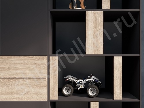 Изображение цвета Шкаф Толли Светлые Современный 6и створчатые  