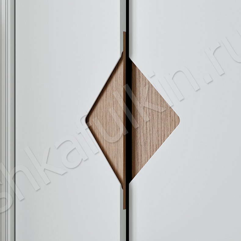 Изображение Шкаф Монако Светлые Древесный Белый Современный 4х створчатые Гостиная Для вещей 3