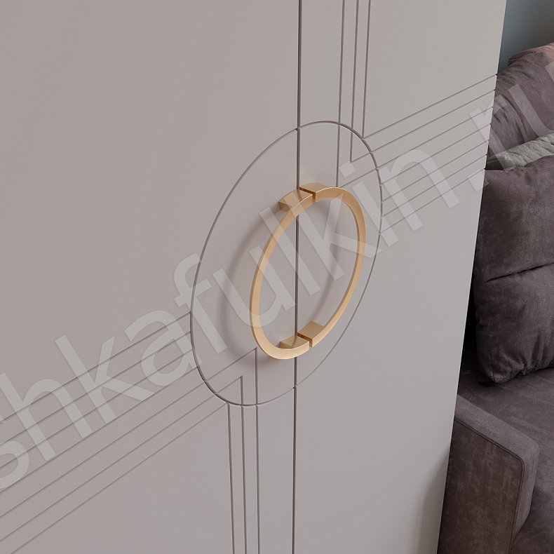 Изображение Шкаф Совиньон Светлые Коричневый Современный 4х створчатые Гостиная Для вещей 3