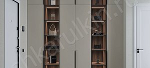 Прихожая с двумя стеллажами Партенио