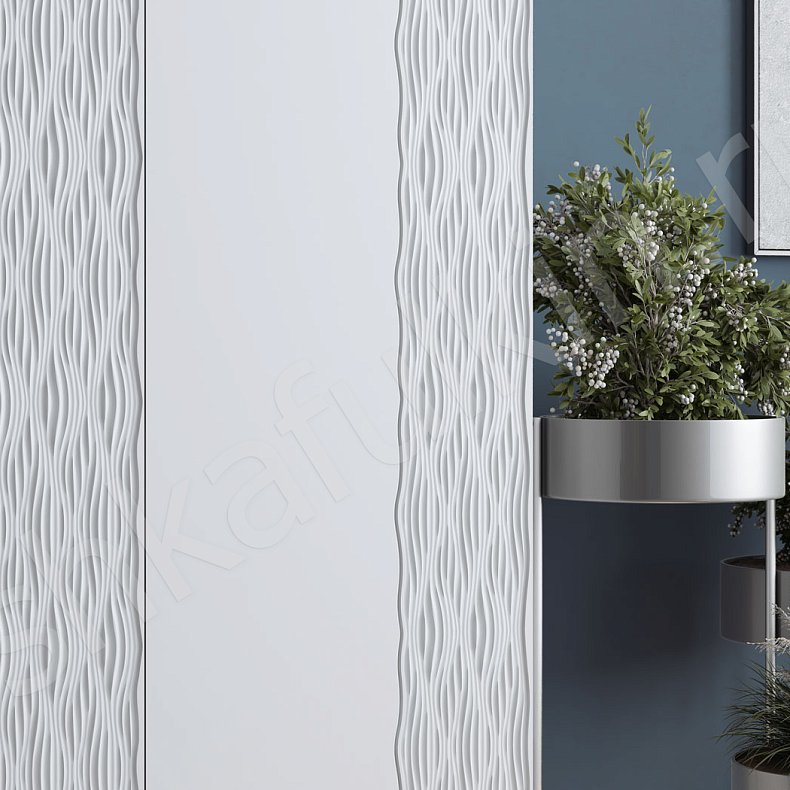 Шкаф Энгельс Светлые Белый Модерн 3х створчатые Гостиная Для вещей 4