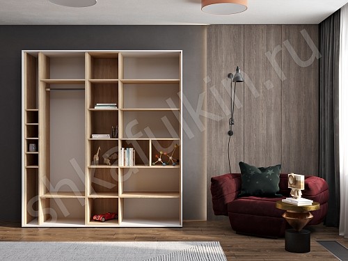 Изображение цвета Шкаф Аморе Белый Современный 5и створчатые  