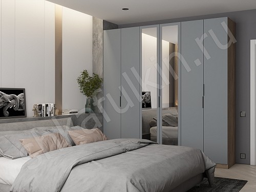 Изображение цвета Шкаф Аксель Белый  4х створчатые Спальня 