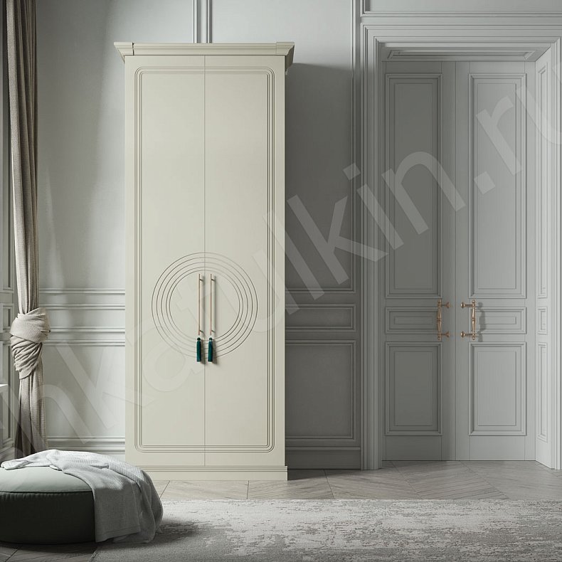 Изображение Шкаф Санмарино Лайт  Неоклассика 2х створчатые Гостиная  1