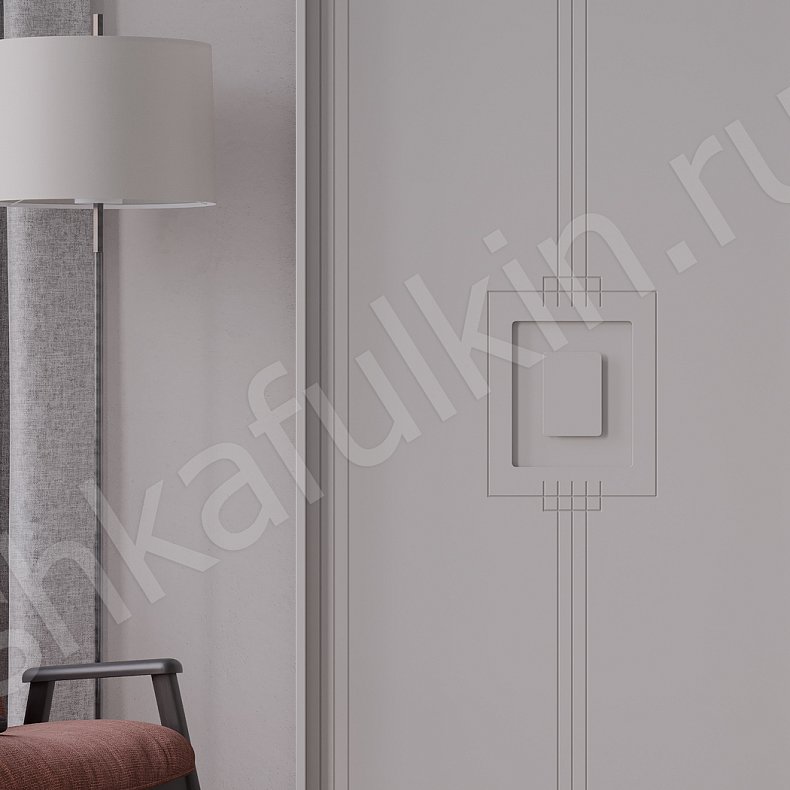 Шкаф-купе Метрополитан  Неоклассика 3х створчатые Гостиная Для вещей 9