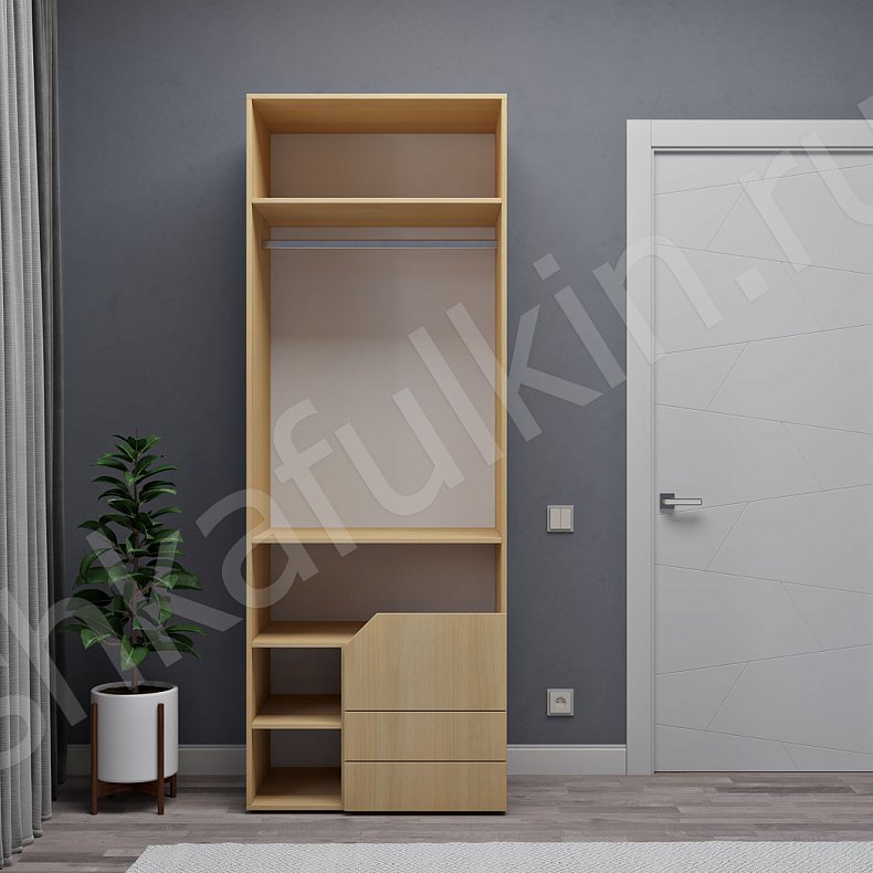 Изображение Шкаф Сонум Темные Светлые Серый Коричневый Древесный Черный Скандинавский 2х створчатые Гостиная Для вещей Для белья 10