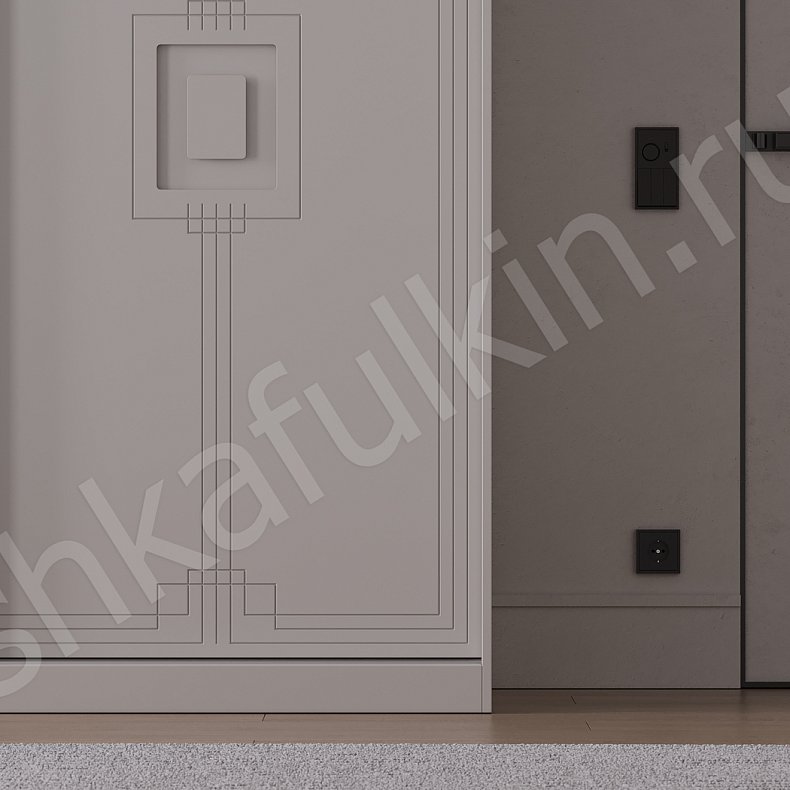 Шкаф-купе Метрополитан  Неоклассика 3х створчатые Гостиная Для вещей 7