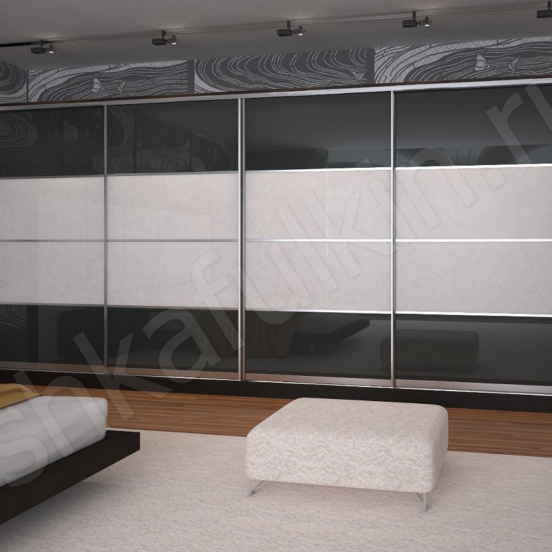 Корпусный шкаф-купе Пронто  Модерн 4х створчатые Спальня Для вещей