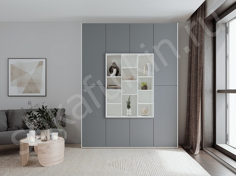 Изображение цвета Шкаф Томми Белый Современный 5и створчатые  