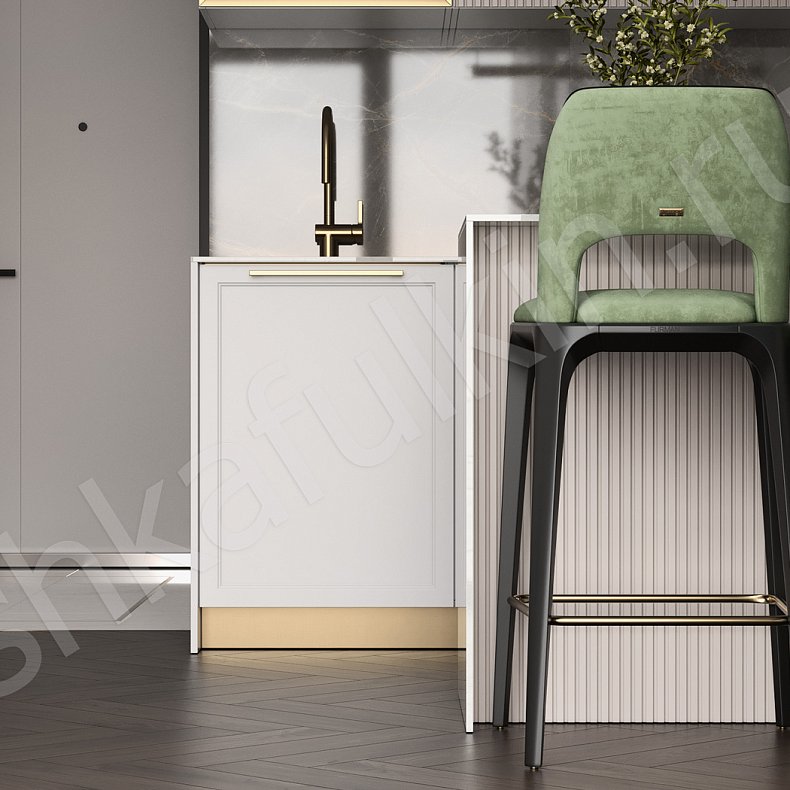 Кухонный гарнитур Сицилия Светлые Коричневый Белый    Для посуды Для декора 4