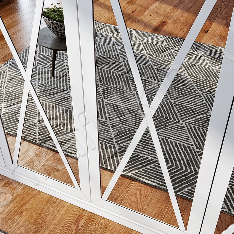 Изображение Корпусный шкаф Лаура Белый Светлые Скандинавский 6и створчатые Гостиная Для вещей 4