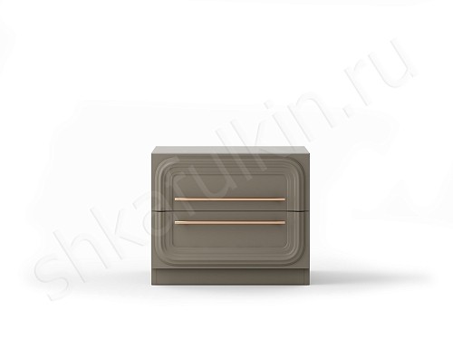 Тумба прикроватная Санмарино Серый Белый Черный Коричневый Светлые Темные Зеленый Неоклассика 2х створчатые Спальня Для книг Для декора