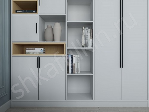 Изображение цвета Шкаф Бесто Белый Минимализм   Для книг