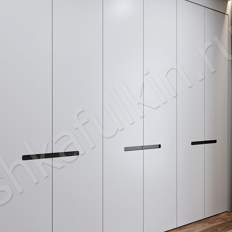 Изображение Шкаф Лоренцо Белый Светлые Минимализм 6и створчатые Гостиная Для вещей 3