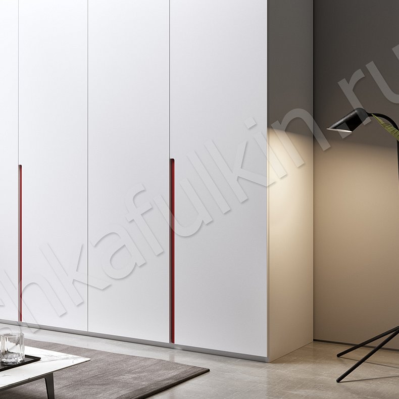 Распашной шкаф Графит Белый Черный Светлые Темные Минимализм 4х створчатые Гостиная Для вещей 7