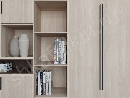 Изображение цвета Шкаф Бесто Белый Минимализм   Для книг