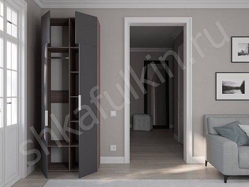 Изображение цвета Шкаф Тони Светлые Современный 2х створчатые  