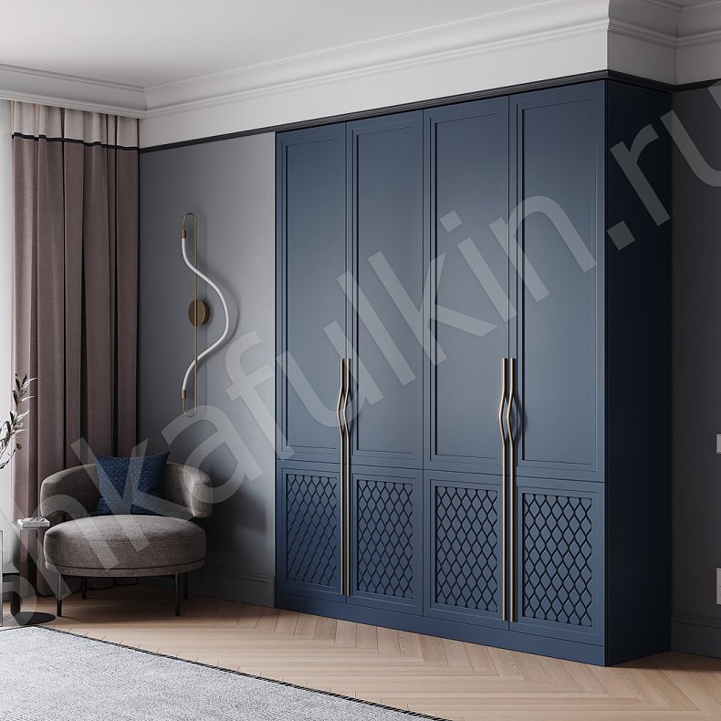 Шкаф Купидон  Неоклассика 4х створчатые Гостиная Для вещей 1