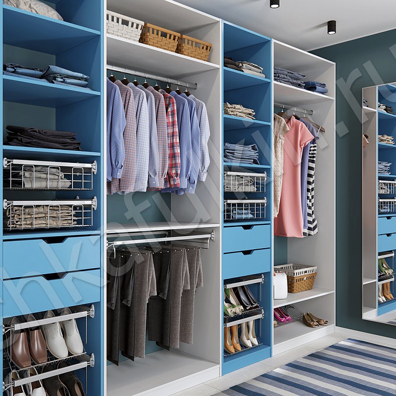 Гардеробная Британи Синий   Гардеробная 