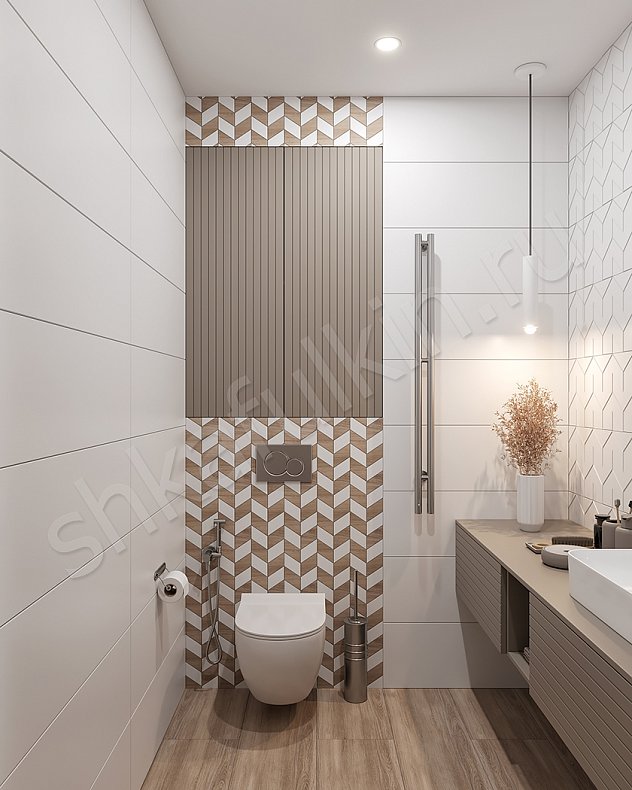 Изображение Мебель в ванную Монпасье Светлые Коричневый Современный Для вещей 1