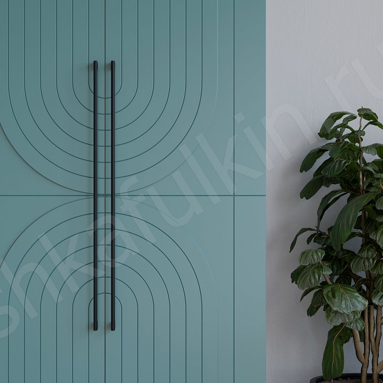 Изображение Шкаф Манчестер  Современный 2х створчатые Гостиная Для вещей 3