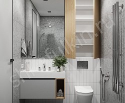 Монти ЖК Ола-Апарт 31 м² Ванная