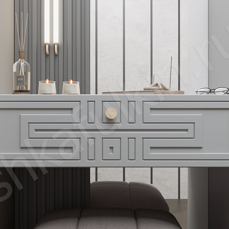 Прихожая Страдивари Белый Светлые Неоклассика 4х створчатые Прихожая Для вещей 3