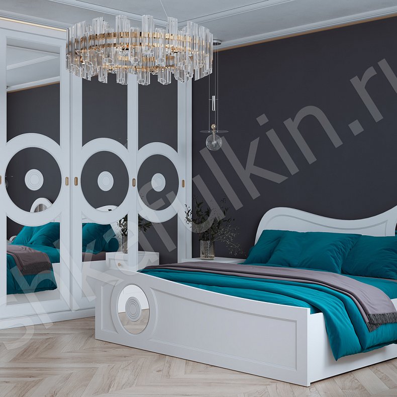 Коллекция Виктория Белый Светлые Неоклассика 3х створчатые Спальня Для вещей