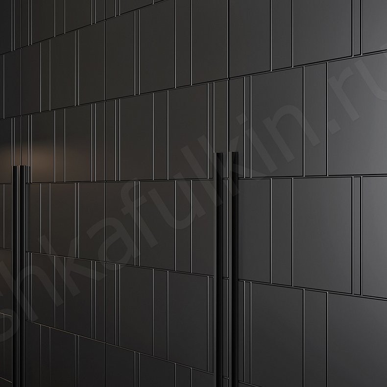 Гарнитур Тиммер Белый Черный Светлые Темные Хай-тек 4х створчатые Спальня Для вещей 10