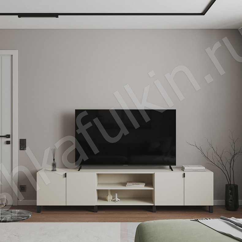 Шкаф с тумбой Арамис Коричневый Древесный Светлые Минимализм  Гостиная Для книг Для декора Для посуды Для вещей 8