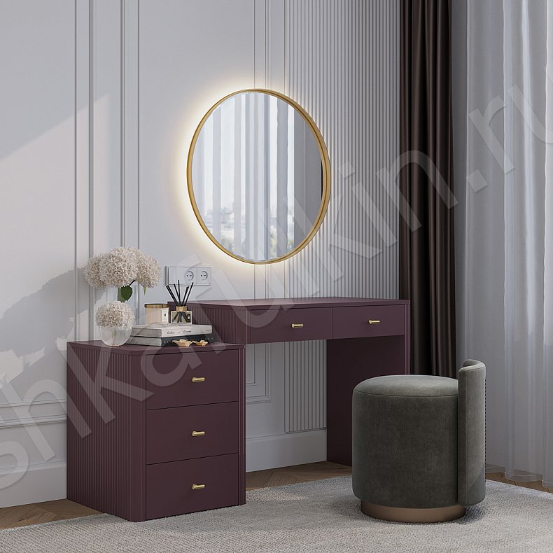 Гарнитур Полли Черный Цветной Коричневый Светлые Темные Минимализм 4х створчатые Спальня Для белья Для вещей 11