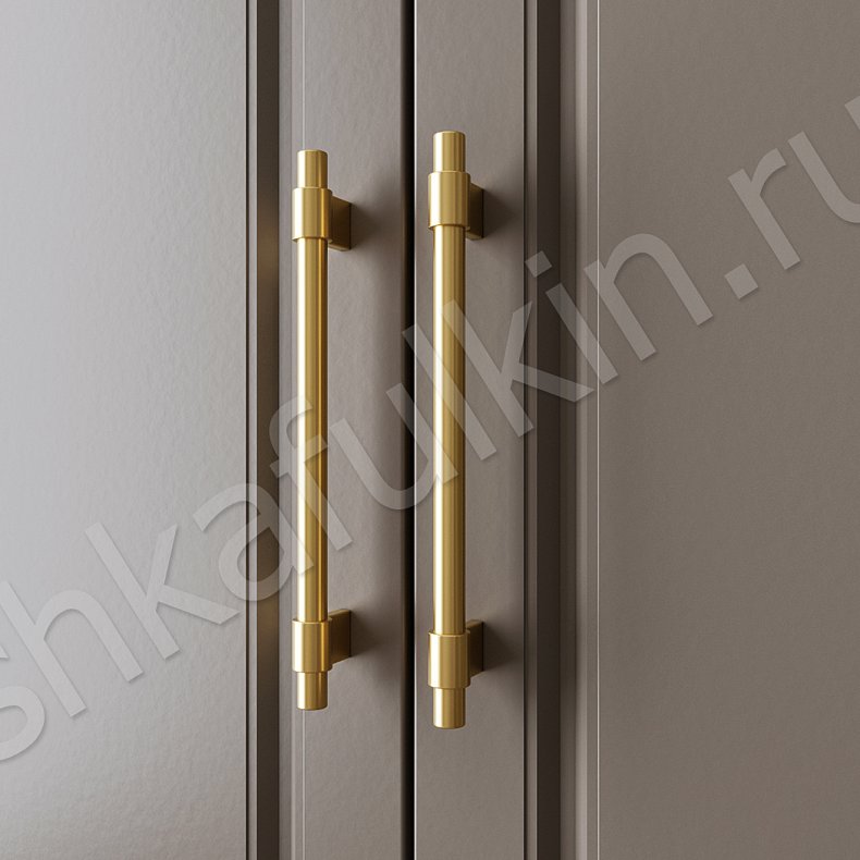 Шкаф Квинни 2 двери Коричневый Модерн 2х створчатые Гостиная Для вещей 4