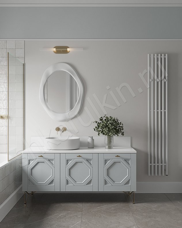 Мебель в ванную Инфинити Светлые Белый Неоклассика   Для вещей