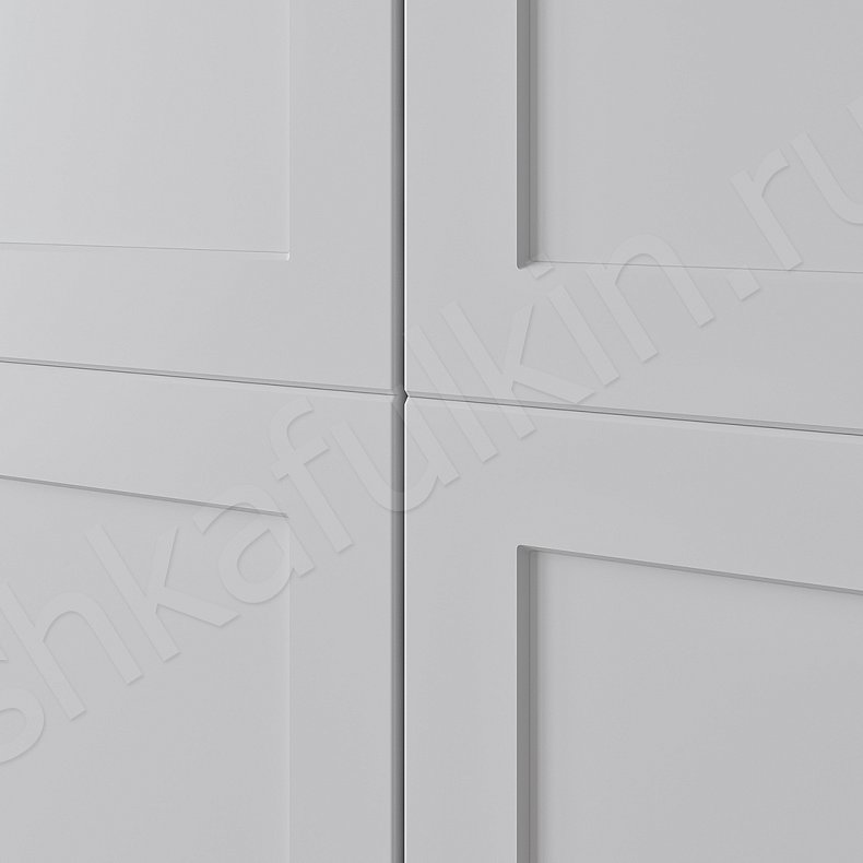 Шкаф Дримнэс Белый Неоклассика 2х створчатые Гостиная Для вещей 3