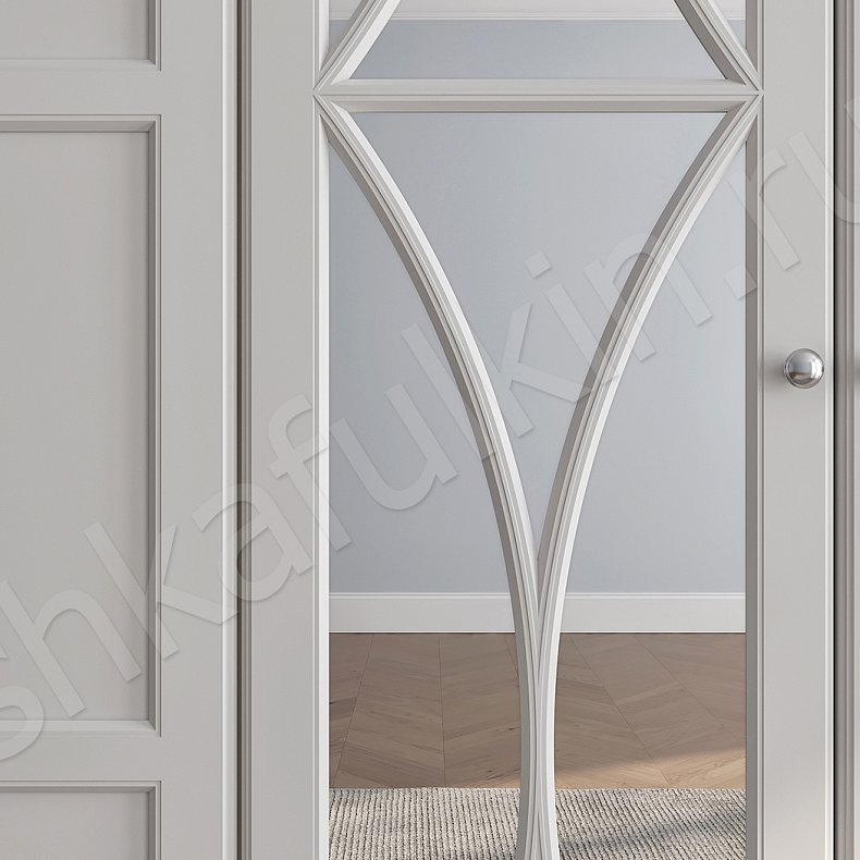 Гарнитур Люсия Черный Светлые Синий Цветной Белый Неоклассика 6и створчатые Спальня Для вещей 20