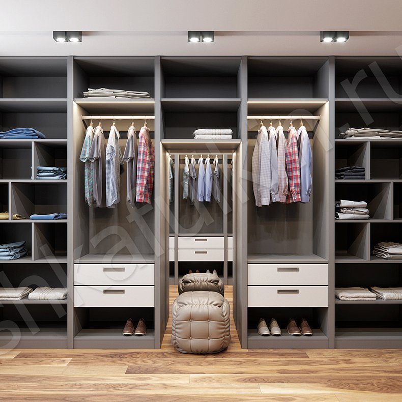 Гардеробная Лорд  Хай-тек  Гардеробная  4