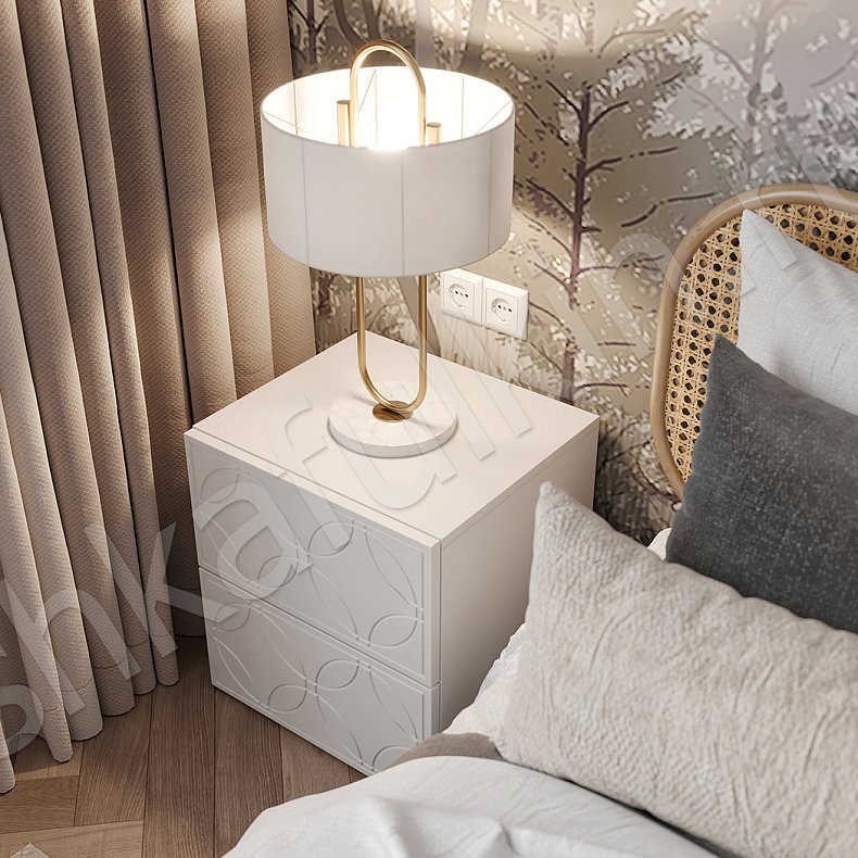 Изображение Шкаф Жозефина Белый Современный 4х створчатые Спальня Для вещей 4