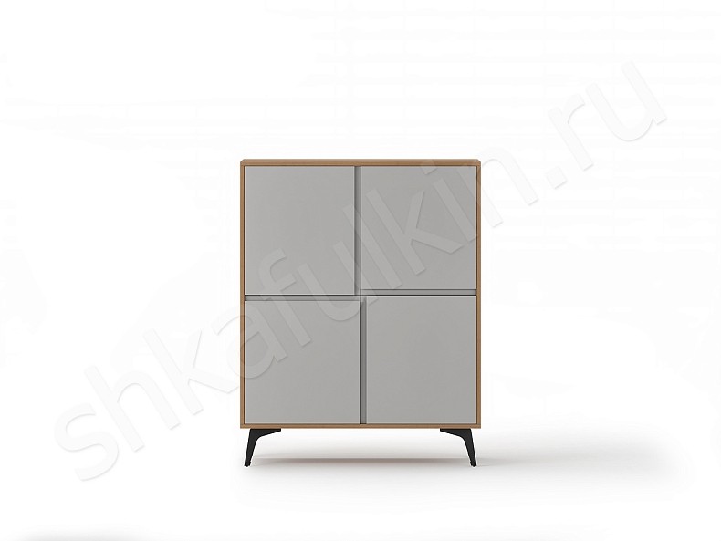 Тумба Парти Белый Черный Коричневый Серый Светлые Темные Современный 4х створчатые Гостиная Для декора Для вещей