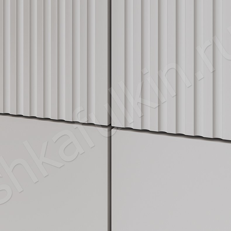 Кабинет Шондер Светлые Современный 2х створчатые Гостиная Для книг Для посуды 4